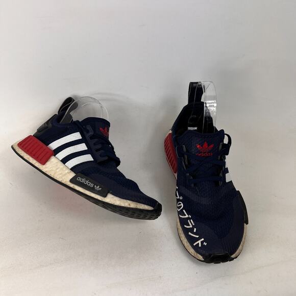 Adidas Nomad NMD r1 women's size 6 blue white red athletic sneakers shoes - Picture 1 of 9